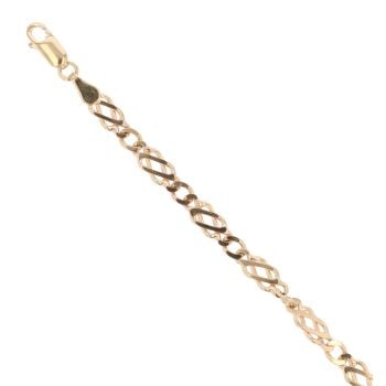 9ct Yellow Gold Celtic Bracelet 7.5"