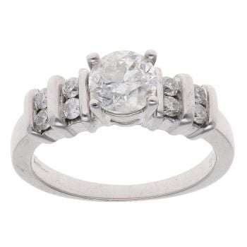 18ct White Gold 1.06ct Brilliant Cut Diamond Solitaire Ring