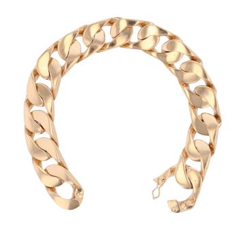 9ct Yellow Gold Curb Bracelet 8.5"