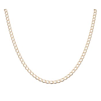 9ct Yellow Gold Curb Chain 20"