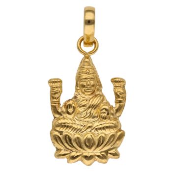 22ct Yellow Gold Laxmi Pendant