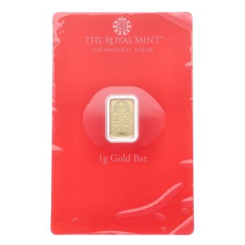 1g The Royal Mint Ingot Sealed