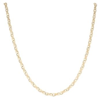 9ct Yellow Gold Wave Chain 18"