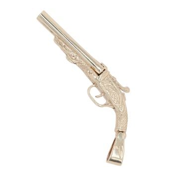 9ct Yellow Gold Shotgun Pendant