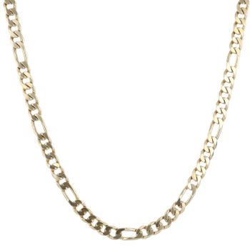14ct Yellow Gold Figaro Chain 22"