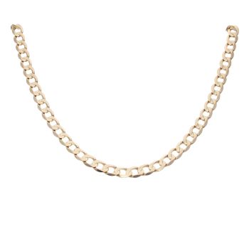 9ct Yellow Gold Curb Chain 20"