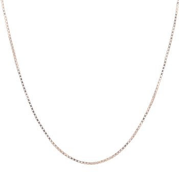 9ct Yellow Gold Box Chain 22"