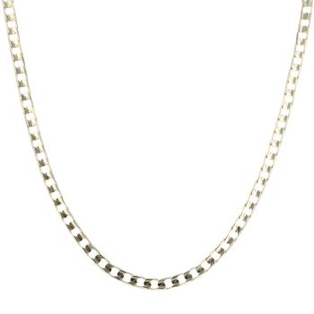 9ct Yellow Gold Curb Chain 18"