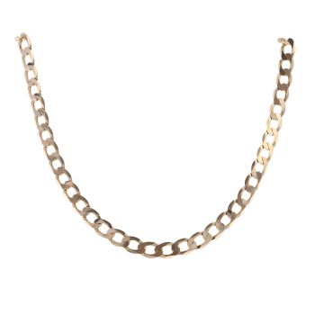 9ct Yellow Gold Curb Chain 20"