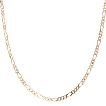 9ct Yellow Gold Figaro Chain 20"