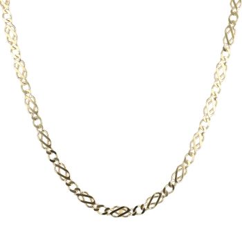 9ct Yellow Gold Celtic Fancy Chain 18"