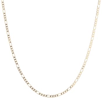 9ct Yellow Gold Figaro Chain 18"