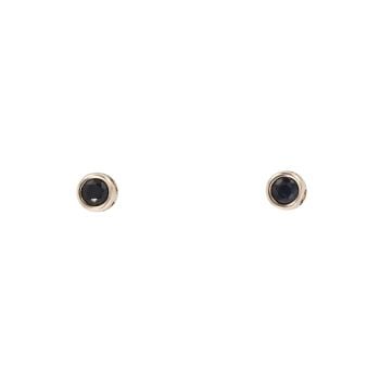 9ct Yellow Gold Sapphire Stud Earrings