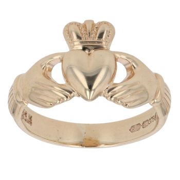 9ct Yellow Gold Claddagh Ring