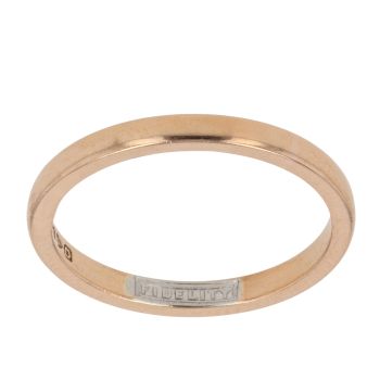 22ct Yellow Gold Plain Wedding Band 2mm