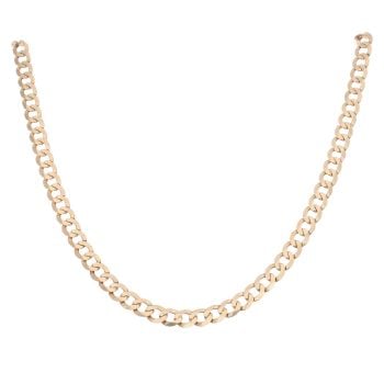9ct Yellow Gold Curb Chain 20"