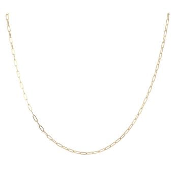 9ct Yellow Gold Paper Chain 18"
