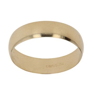 18ct Yellow Gold Plain Wedding Band 5.8mm