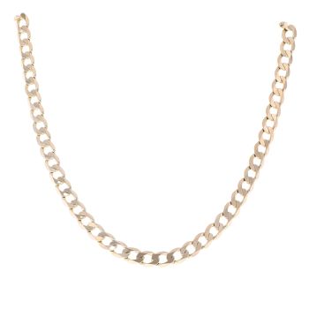 9ct Yellow Gold Curb Chain 20"