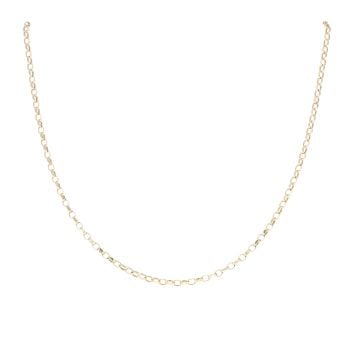 9ct Yellow Gold Belcher Chain 18"