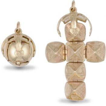 9ct Yellow Gold Masonic Ball