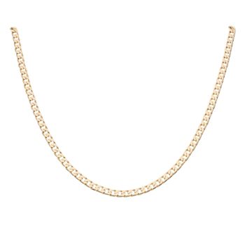 9ct Yellow Gold Curb Chain 20"
