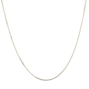 9ct Yellow Gold Fine Curb Chain 16"