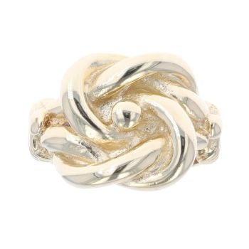 9ct Yellow Gold Plain Knot Ring