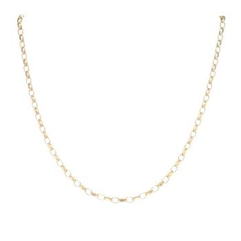 9ct Yellow Gold Belcher Chain 18"