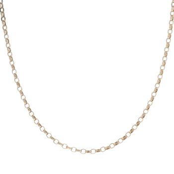 9ct Yellow Gold Belcher Chain 18"