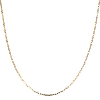 9ct Yellow Gold Box Chain 28"