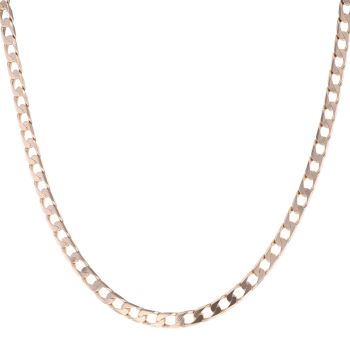 9ct Yellow Gold Curb Chain 20"