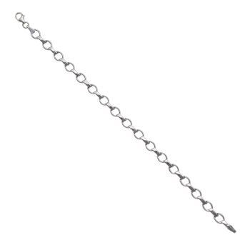 9ct White Gold Fancy Bracelet 7"