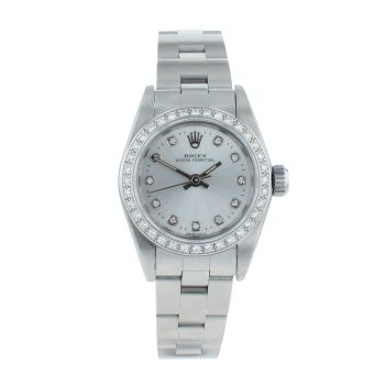 Rolex Custom Oyster Perpetual Pre Owned Watch Ref 67180