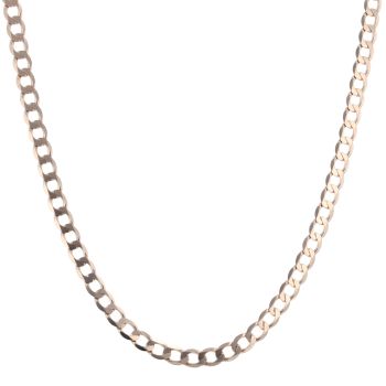 9ct Yellow Gold Curb Chain 18"