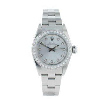 Rolex Custom Oyster Perpetual Pre Owned Watch Ref 67180