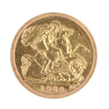 1982 Elizabeth II Half Sovereign Coin