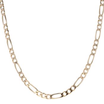 9ct Yellow Gold Figaro Chain 20"