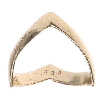 9ct Yellow Gold Double Wishbone Ring