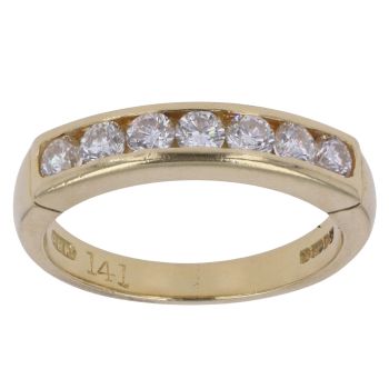 18ct Yellow Gold 0.50ct Brilliant Cut Diamond Eternity Ring