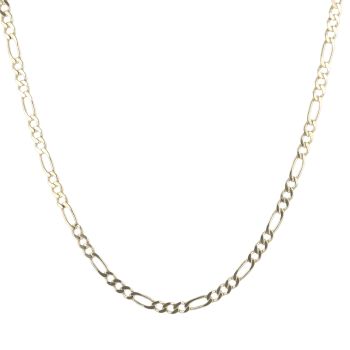 9ct Yellow Gold Figaro Chain 22"