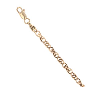 9ct Yellow Gold Celtic Knot Fancy Bracelet 7.5"