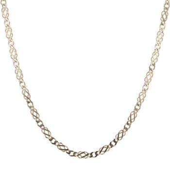 9ct Yellow Gold Celtic Patterned Chain 18"