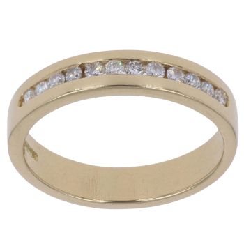 18ct Yellow Gold 0.25ct Diamond Eternity Ring