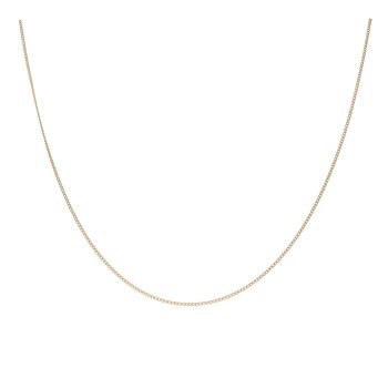 9ct Yellow Gold Curb Chain 18"