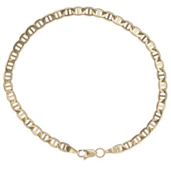 9ct Yellow Gold Anchor Bracelet 8.5"
