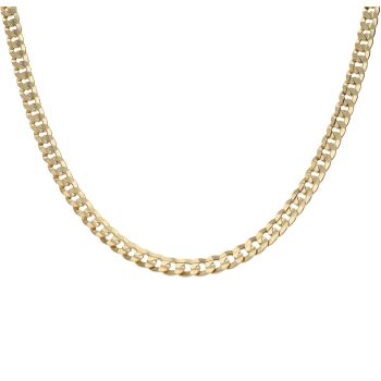 18ct Yellow Gold Curb Chain 20"