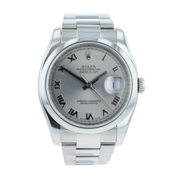 Rolex Datejust Pre Owned Watch Ref 116200