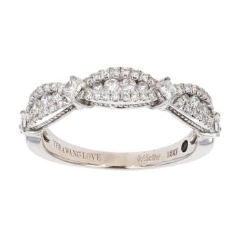 18ct White Gold 0.45ct Vera Wang Love Diamond Ring