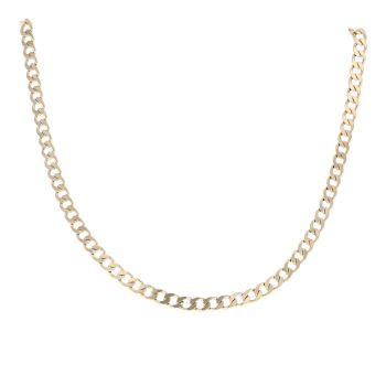 9ct Yellow Gold Curb Chain 20"